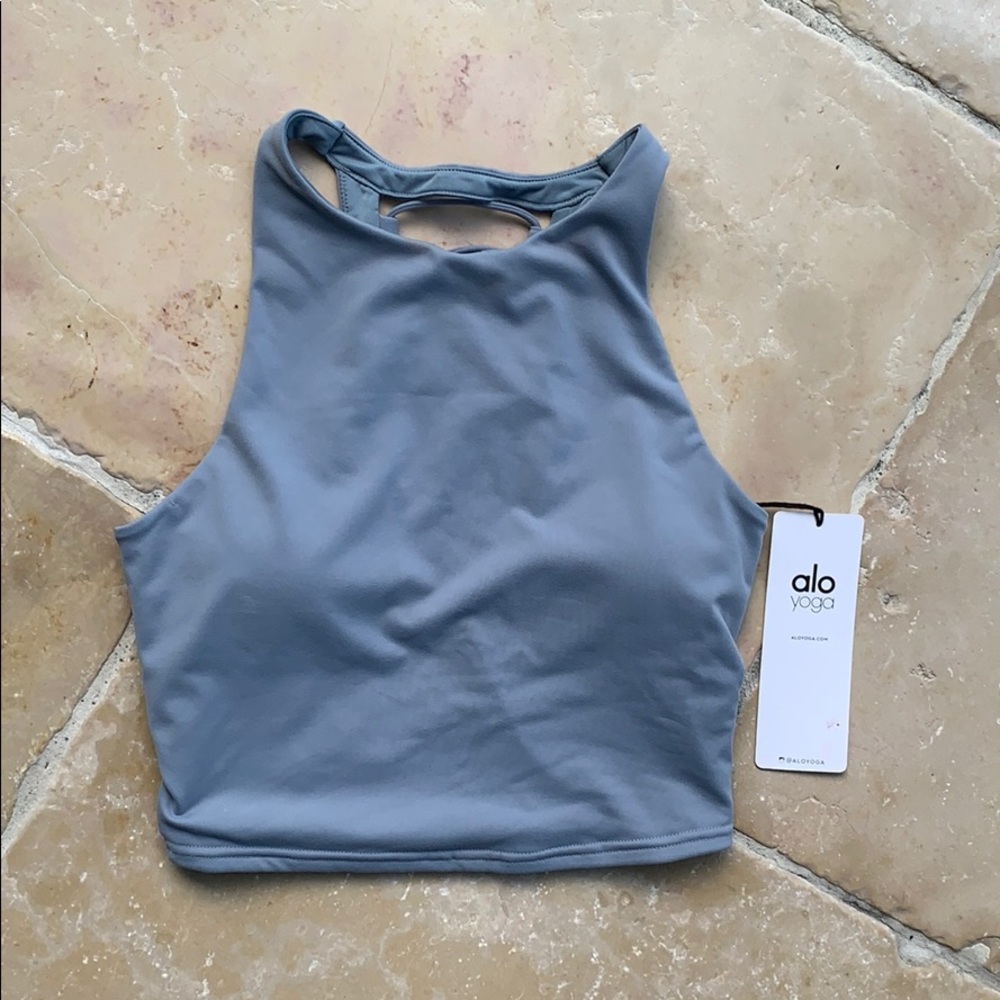 ALO Movement Bra in Blue Haze, New with Tags!